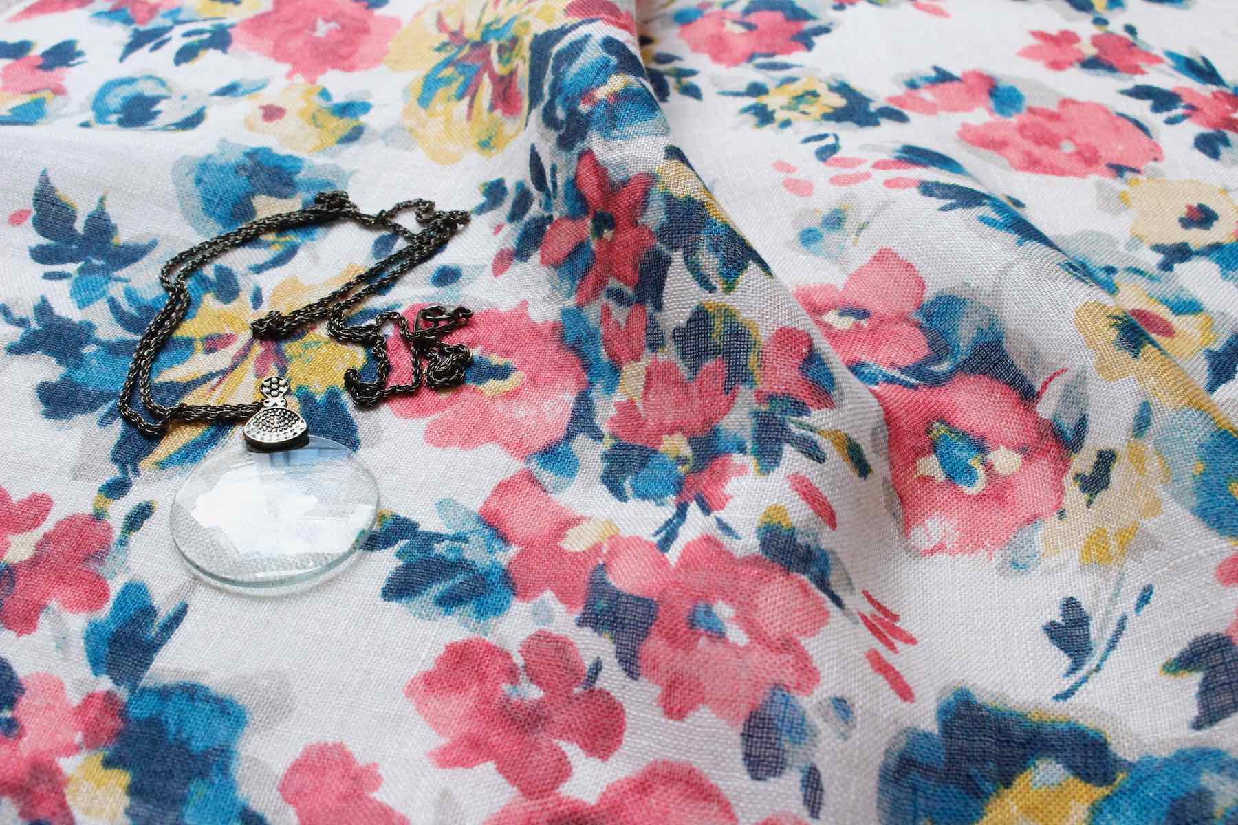 JLリネンショールフラワー